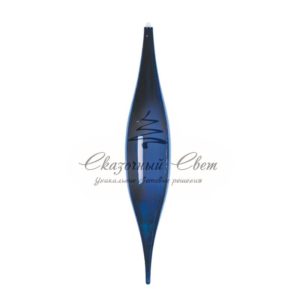 Елочная фигура «Сосулька»,  56 см,  цвет синий