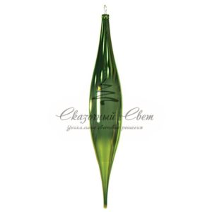 Елочная фигура «Сосулька»,  91 см,  цвет зеленый