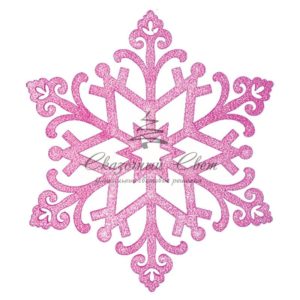 Елочная фигура «Снежинка «Снегурочка», 82 см, цвет фиолетовый