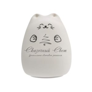 Силиконовый ночник «Котик» USB с 3 режимами,  RGB-свечение NEON-NIGHT