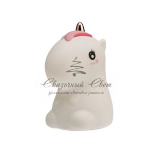 Силиконовый ночник «Единорог» USB с 3 режимами,  RGB-свечение NEON-NIGHT