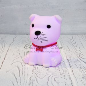 Силиконовый ночник «Щенок»