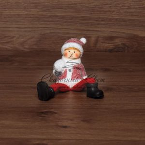 Керамическая фигурка «Мальчик» с подвесными ножками 6.6х5.5х9.5 см