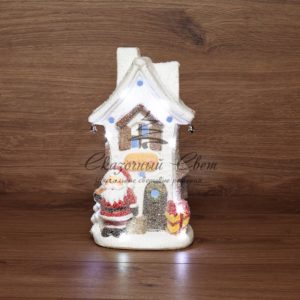 Керамическая фигурка «Белый домик» 15.7х11.7х28.4 см