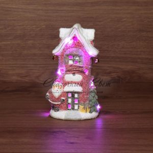 Керамическая фигурка «Красный домик» 11.5х8.5х20.4 см