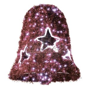 Фигура «Колокол»,  LED подсветка диам. 75см выс. 80см,  красный NEON-NIGHT