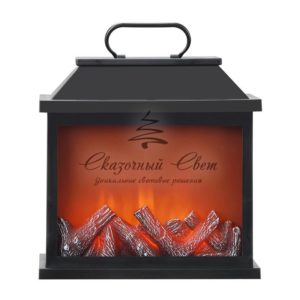Светодиодный камин «Авангард» с эффектом живого огня 30х13х30 см,  батарейки 3хС (не в комплекте) или от USB (в комплекте)