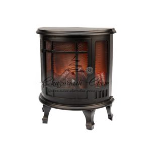 Светодиодный камин «Винтаж мини» с эффектом живого огня 24.8х12.7х30 см,  батарейки 3хС (не в комплекте),  с USB,  черный