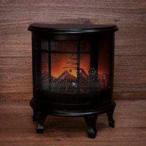 Светодиодный камин «Винтаж» с эффектом живого огня 30х16х35,5 см,  батарейки 3хС (не в комплекте) и USB (в комплекте)