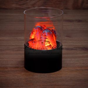Декоративный светильник «Лава» Ø 10х16,5 см,  батарейки 3хАА (не в комплекте)