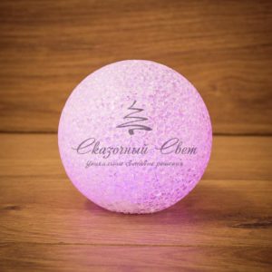 Фигура светодиодная «Снежок» RGB,  14 см