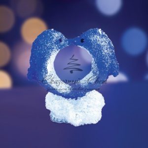 Акриловая светодиодная фигура «Романтичные дельфины» 30х25х35 см, 128 светодиодов, IP65 понижающий трансформатор в комплекте, NEON-NIGHT