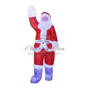 Акриловая светодиодная фигура «Санта Клаус» 210х75х60 см, IP65 понижающий трансформатор в комплекте, NEON-NIGHT