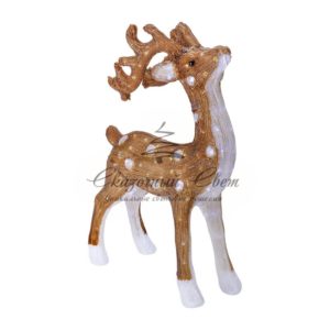 Акриловая светодиодная фигура «Пятнистый олень» 50х25х75 см, IP65, понижающий трансформатор в комплекте NEON-NIGHT