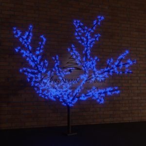 Светодиодное дерево «Сакура»,  высота 2,4м,  диаметр кроны 2,0м,  RGB светодиоды,  контроллер,  IP65, понижающий трансформатор в комплекте NEON-NIGHT