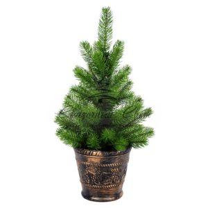 Елочка 45см в пластиковом горшке,  Литая