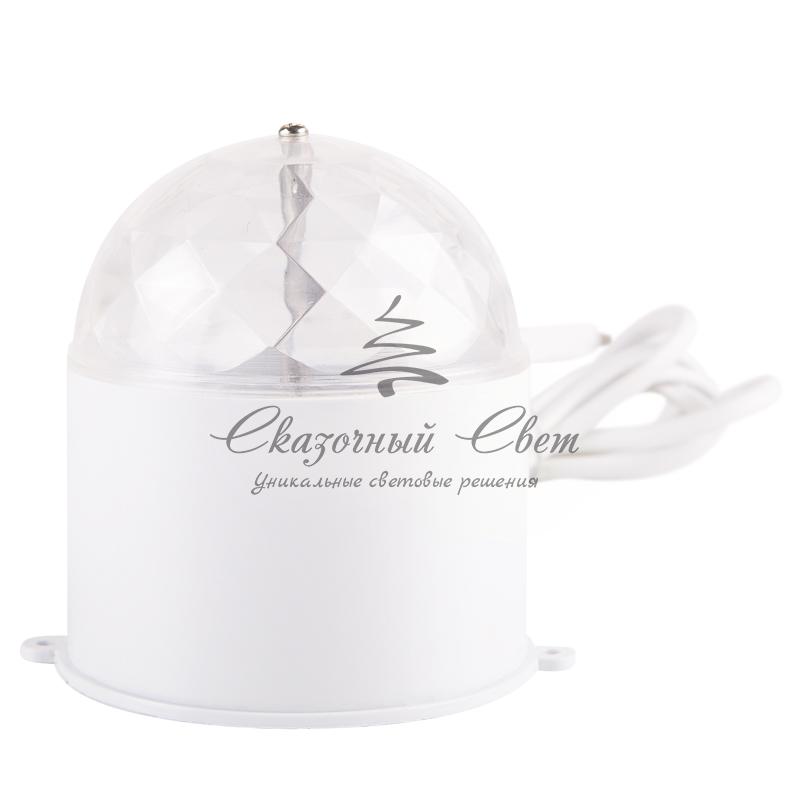 Диско-лампа светодиодная в компактном корпусе, 230 В