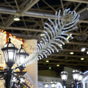 Световое пано «Перо павлина» 80х50 см.