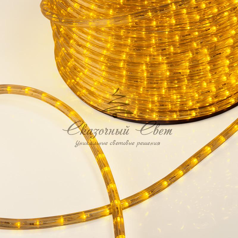 Дюралайт LED, эффект мерцания (2W) - желтый, 36 LED/м, бухта 100м - Image 2