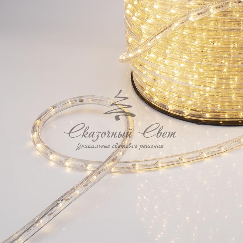 Дюралайт LED, эффект мерцания (2W) - ТЕПЛЫЙ БЕЛЫЙ Эконом 24 LED/м , бухта 100м - Image 2