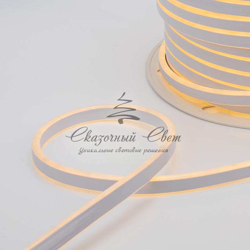 Гибкий неон LED SMD 8х16 мм, двухсторонний, теплый белый, 120 LED/м, бухта 100 м - Image 2