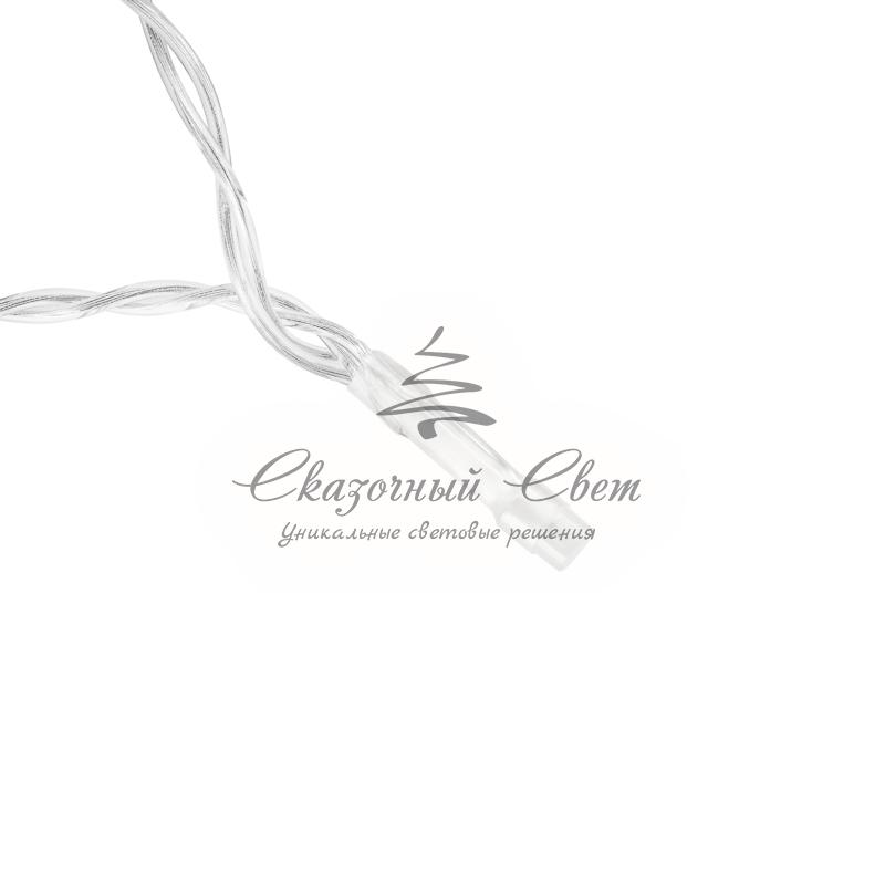 «Дождь» (занавес) Wi-Fi 3х3 м, прозрачный ПВХ, 180 LED RGB, не соединяется - Image 2