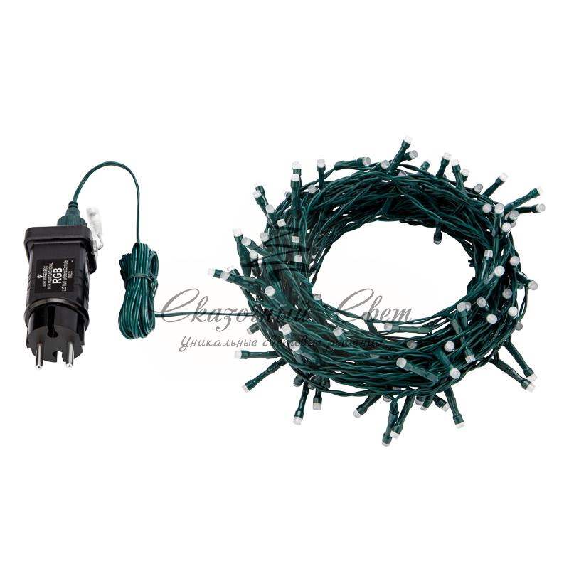 «Твинкл» Wi-Fi 18 м, темно-зеленый ПВХ, 120 LED RGB, не соединяется - Image 2