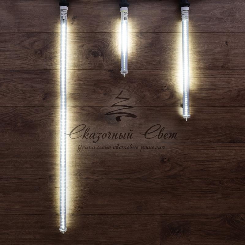 Сосулька светодиодная 30 см, 230 В, e27, двухсторонняя, 24х2 диодов, цвет диодов белый - Image 2