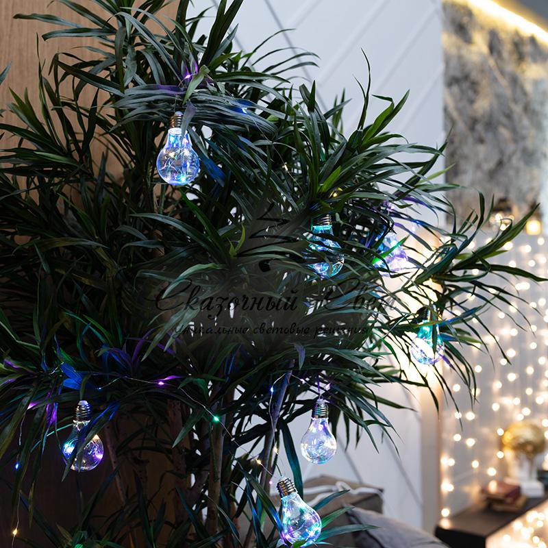 Гирлянда светодиодная "Ретро-лампы", 3 м, Мультиколор - Image 2