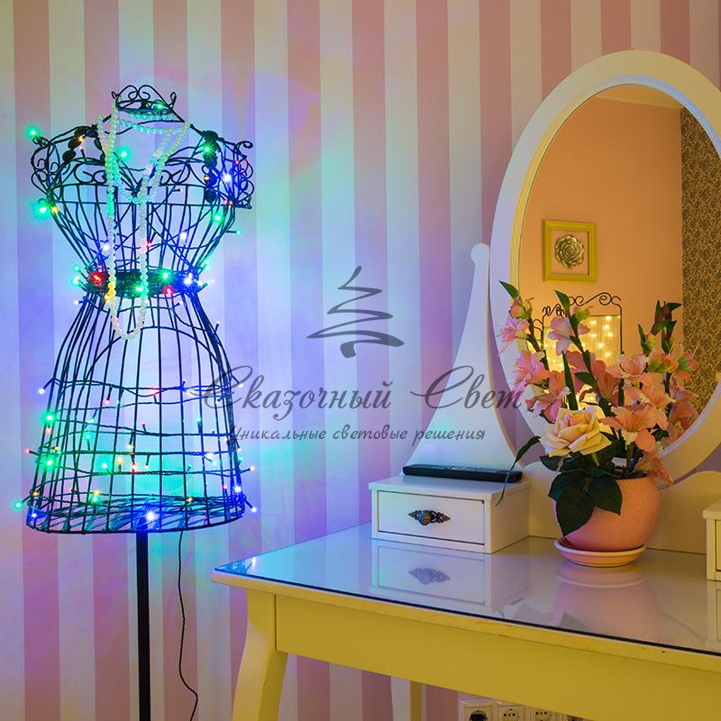 Гирлянда светодиодная универсальная 120 LED МУЛЬТИКОЛОР 12 метров с контроллером - Image 2