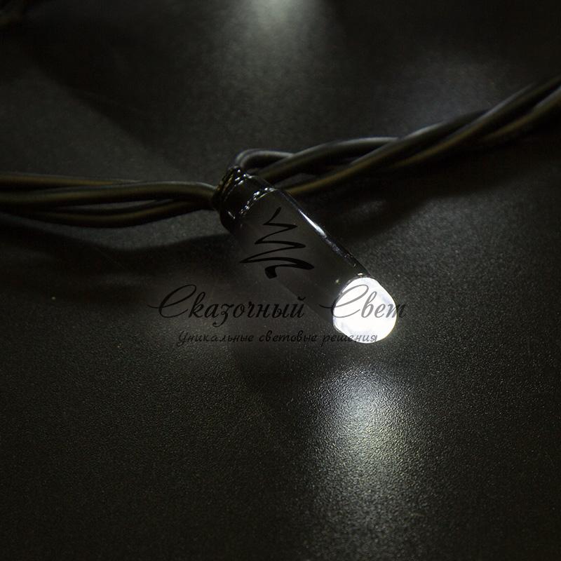 Гирлянда Нить 10м, постоянное свечение, черный ПВХ, 230В, цвет Белый - Image 2