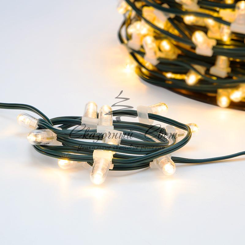 Гирлянда "LED ClipLight" 12V 150 мм, цвет диодов ТЕПЛЫЙ БЕЛЫЙ - Image 2