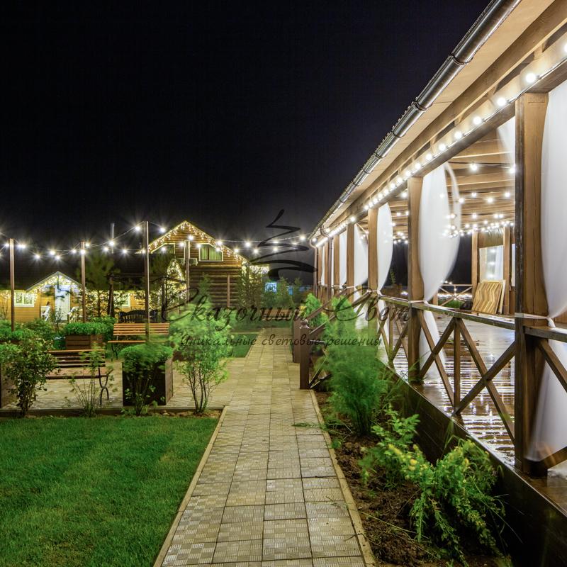 «Белт-Лайт» 10 м, черный каучук, шаг 50 см, 20 подвесных патронов, IP44 - Image 2