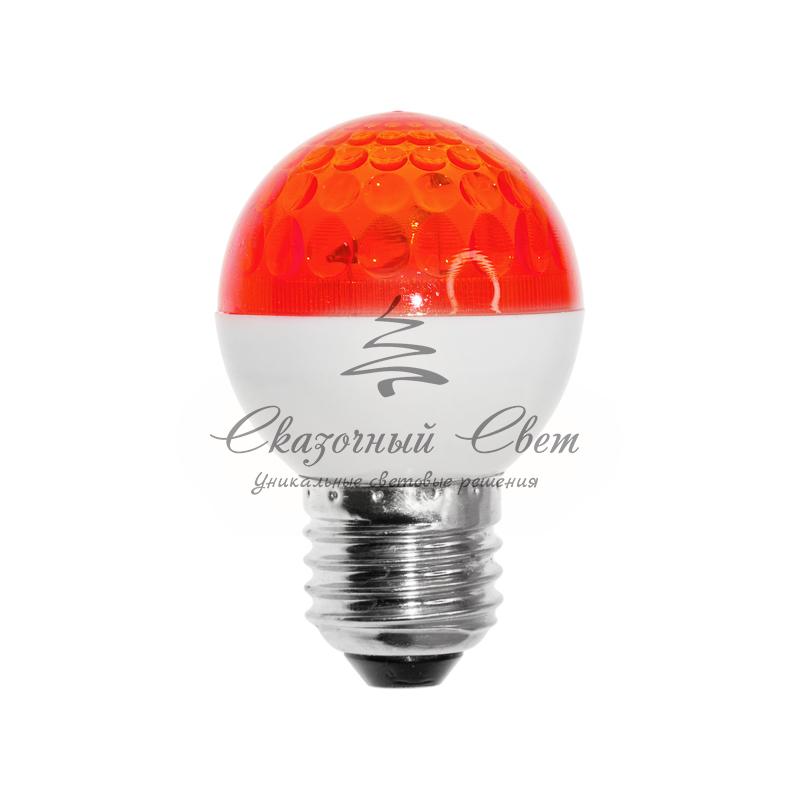 Лампа строб e27 Ø50мм красная - Image 2