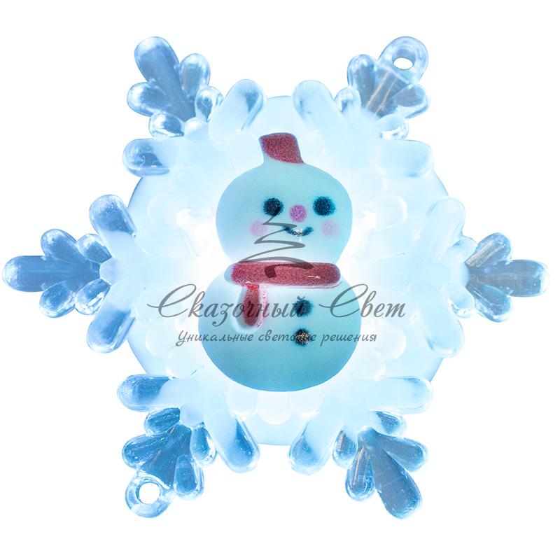 "Снеговик на снежинке" RGB 5,5*5,5 см - Image 2