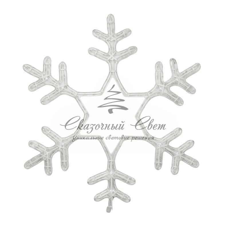 Фигура световая "Снежинка" цвет белый, размер 55*55 см, мерцающая NEON-NIGHT - Image 2