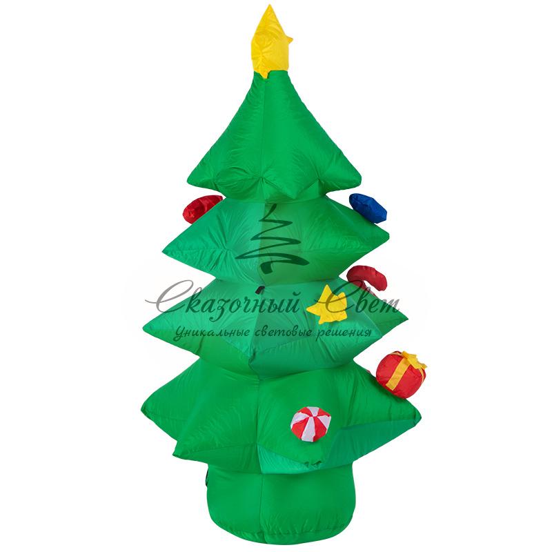 3D фигура надувная "Ель праздничная", размер 120 см, внутренняя подсветка 3 LED, компрессор с адаптером 12В, IP 65 NEON-NIGHT - Image 2