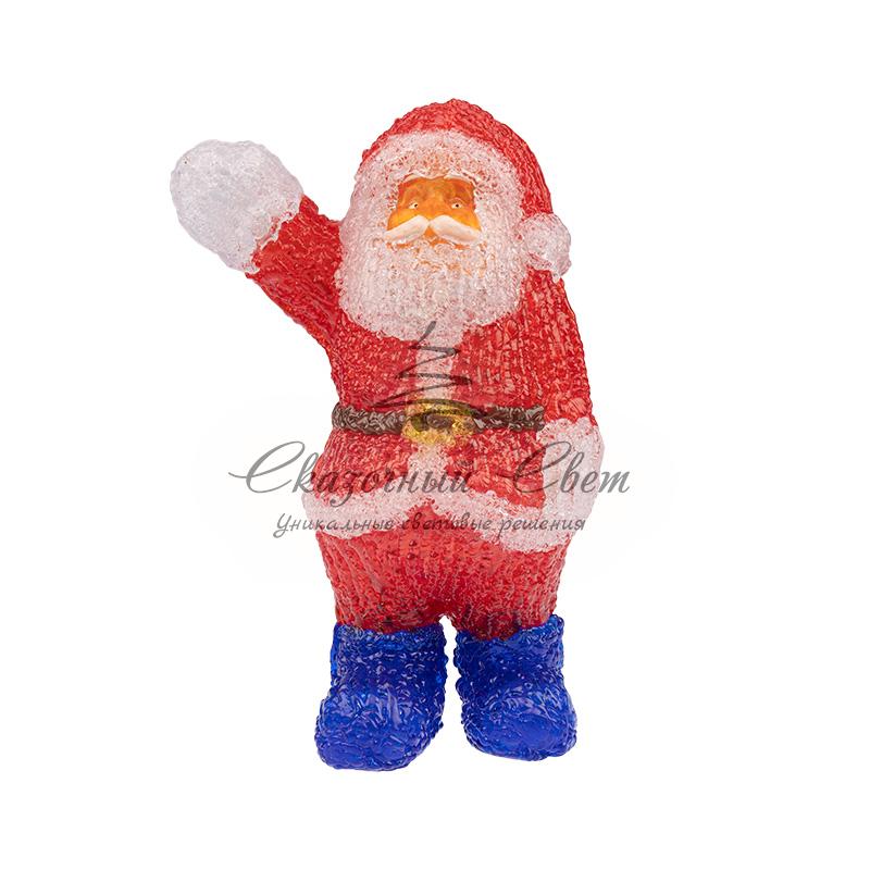 Акриловая светодиодная фигура "Санта Клаус приветствует" 30 см, 40 светодиодов, IP65 понижающий трансформатор в комплекте, NEON-NIGHT - Image 2