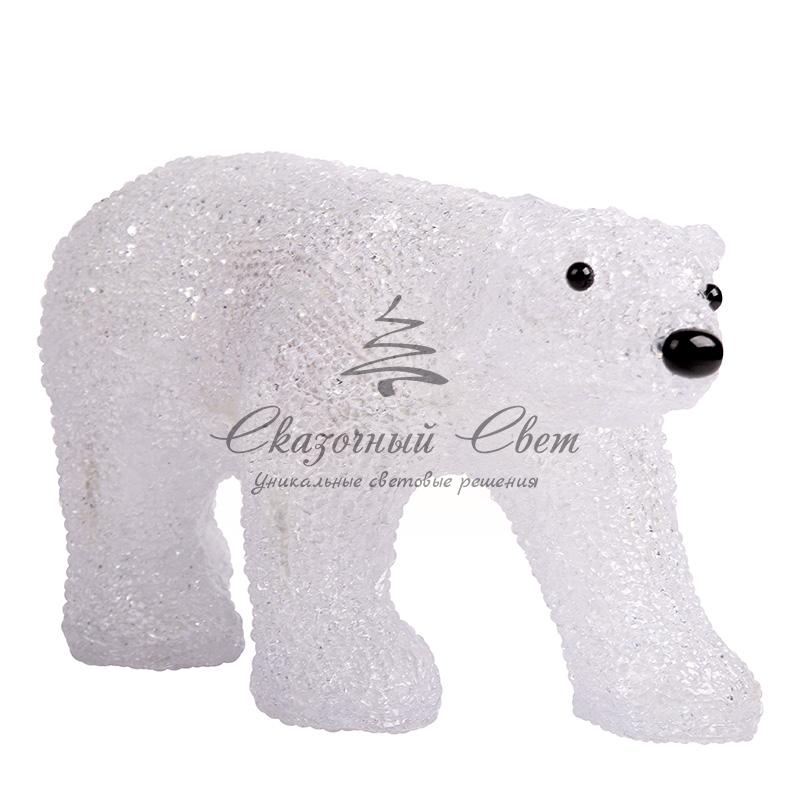 Акриловая светодиодная фигура "Медведь" 34,5х12х17 см, 4,5 В, 3 батарейки AA (не входят в комплект), 24 светодиода, NEON-NIGHT - Image 2