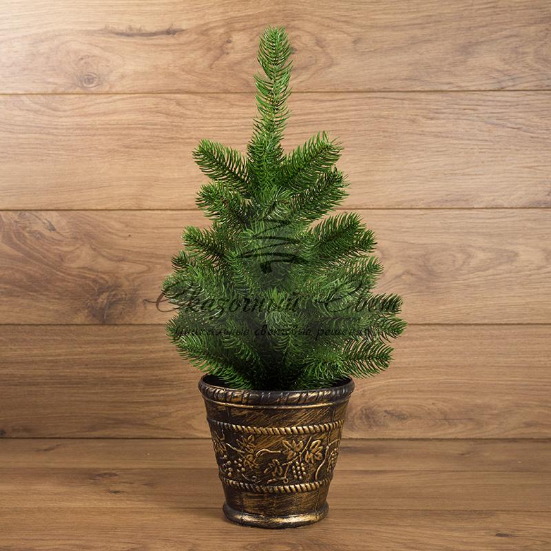 Елочка 45см в пластиковом горшке, Литая - Image 2