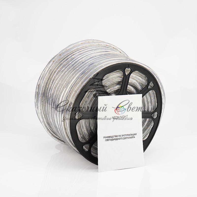 Дюралайт LED, эффект мерцания (2W) - ТЕПЛЫЙ БЕЛЫЙ Эконом 24 LED/м , бухта 100м - Image 3