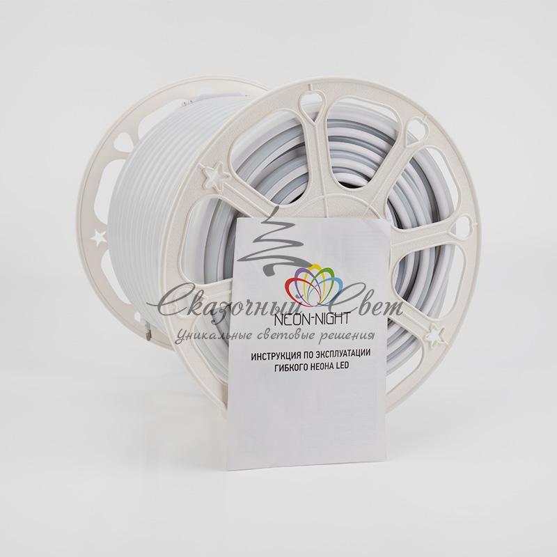 Гибкий неон LED SMD, форма – D, 16х16 мм, белый, 144 LED/м, бухта 50 м - Image 3