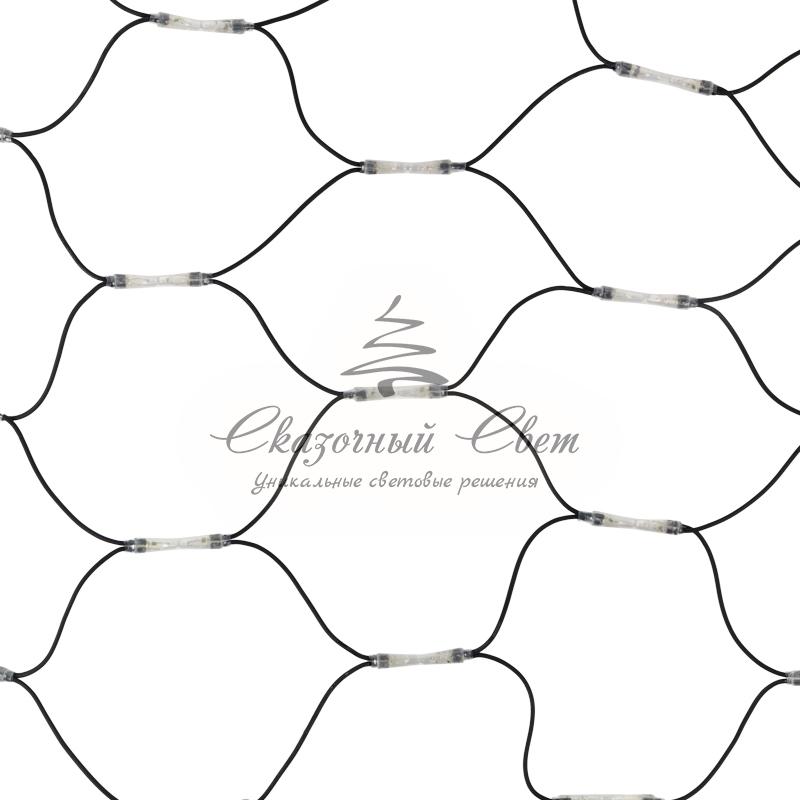 Гирлянда "Сеть" 2x3м, черный КАУЧУК, 432 LED Белые - Image 3