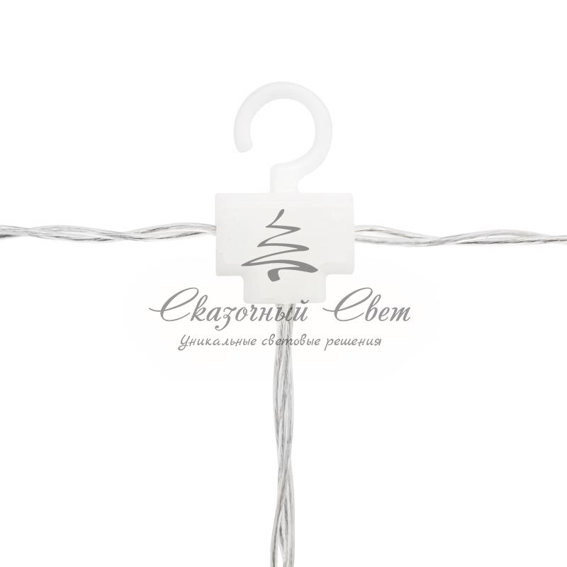 «Дождь» (занавес) Wi-Fi 3х3 м, прозрачный ПВХ, 180 LED RGB, не соединяется - Image 3