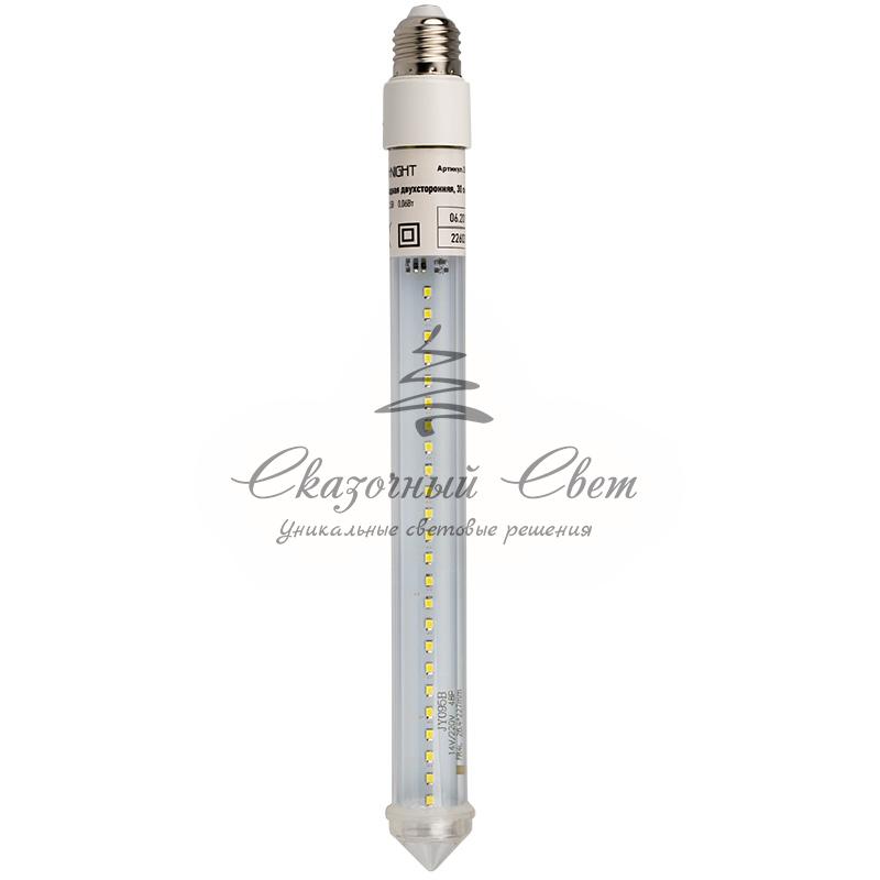 Сосулька светодиодная 30 см, 230 В, e27, двухсторонняя, 24х2 диодов, цвет диодов белый - Image 3