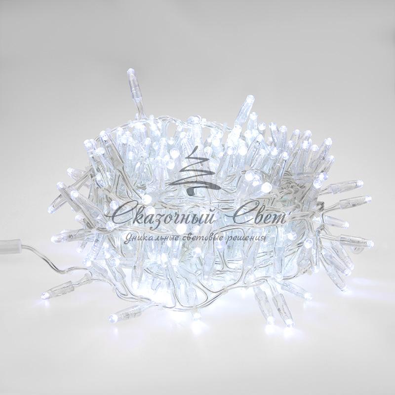 Гирлянда «Кластер» 10 м, прозрачный ПВХ IP65, 200 LED, белый, соединяется - Image 3
