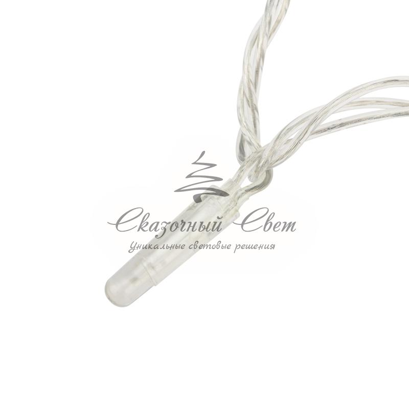 Гирлянда Нить 10м, постоянное свечение, прозрачный ПВХ, 24В, цвет Тёплый белый - Image 3