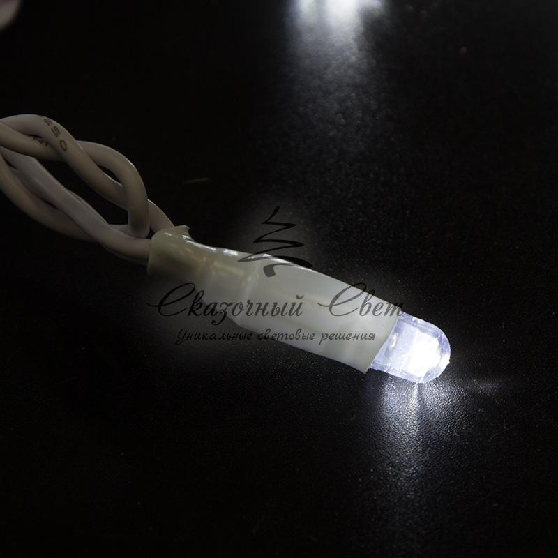 Гирлянда Нить 10м, с эффектом мерцания, белый ПВХ, 24В, цвет Белый - Image 2