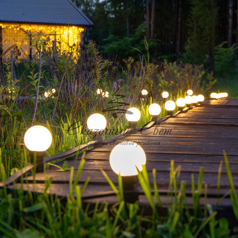 Готовый набор: "Евро Belt Light" 2 жилы шаг 40 см, Теплые Белые LED лампы (6 LED) - Image 3