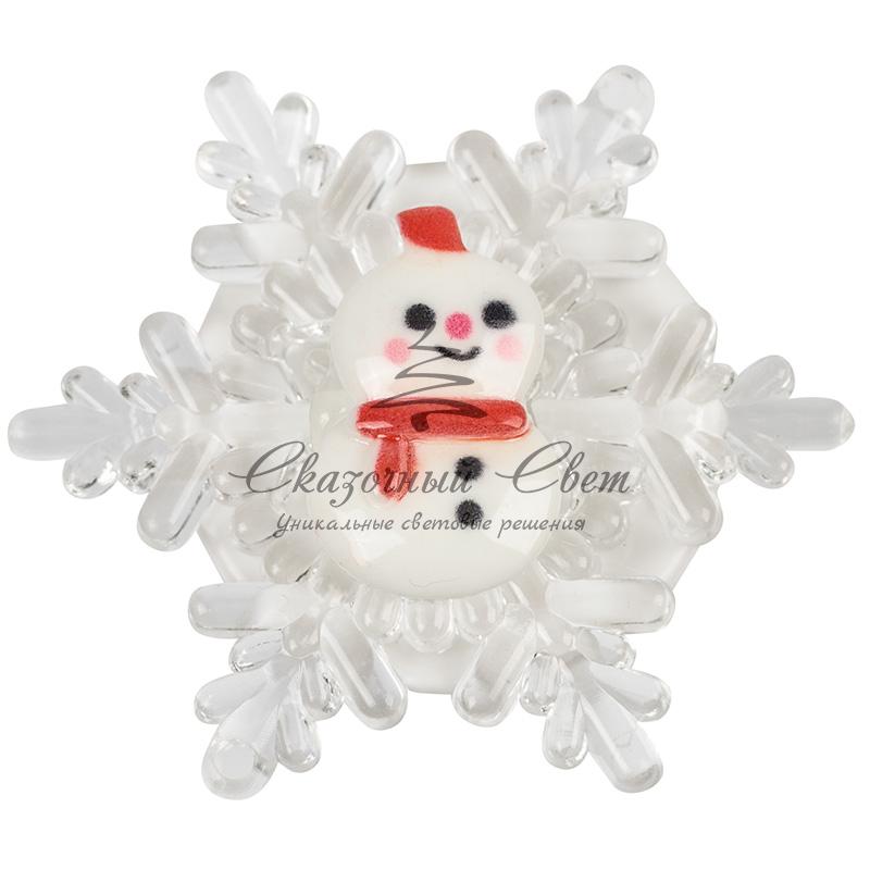 "Снеговик на снежинке" RGB 5,5*5,5 см - Image 3